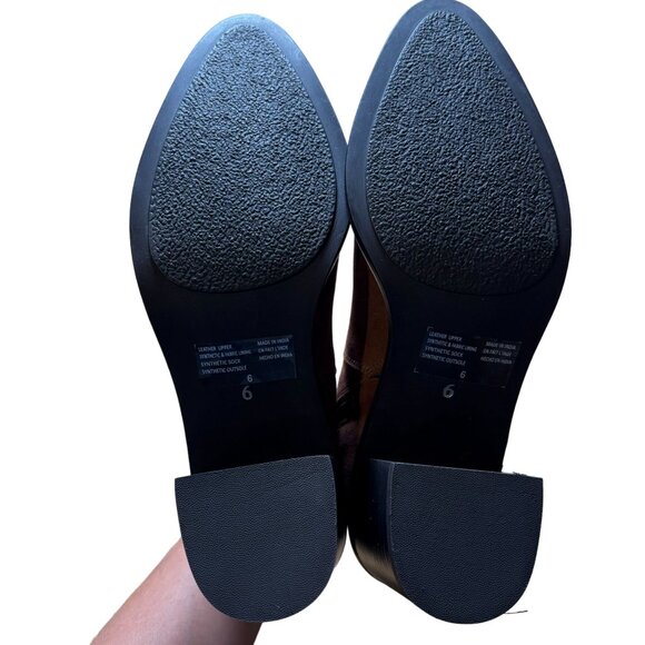 Seychelles Pretty Little Bird Heeled Suede Bootie Women's Size 6 in Cognac NWOB! - Picture 8 of 9